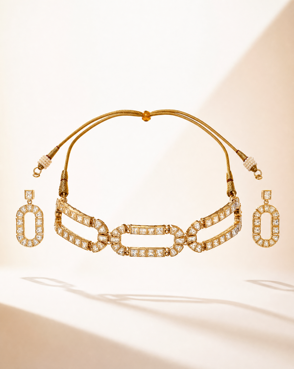Sylara Moissanite Necklace Set