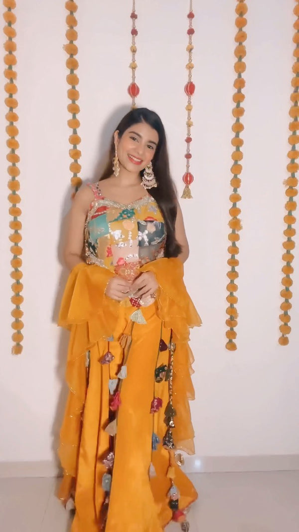 RItika Jain in Rangrez Co-Ord Set